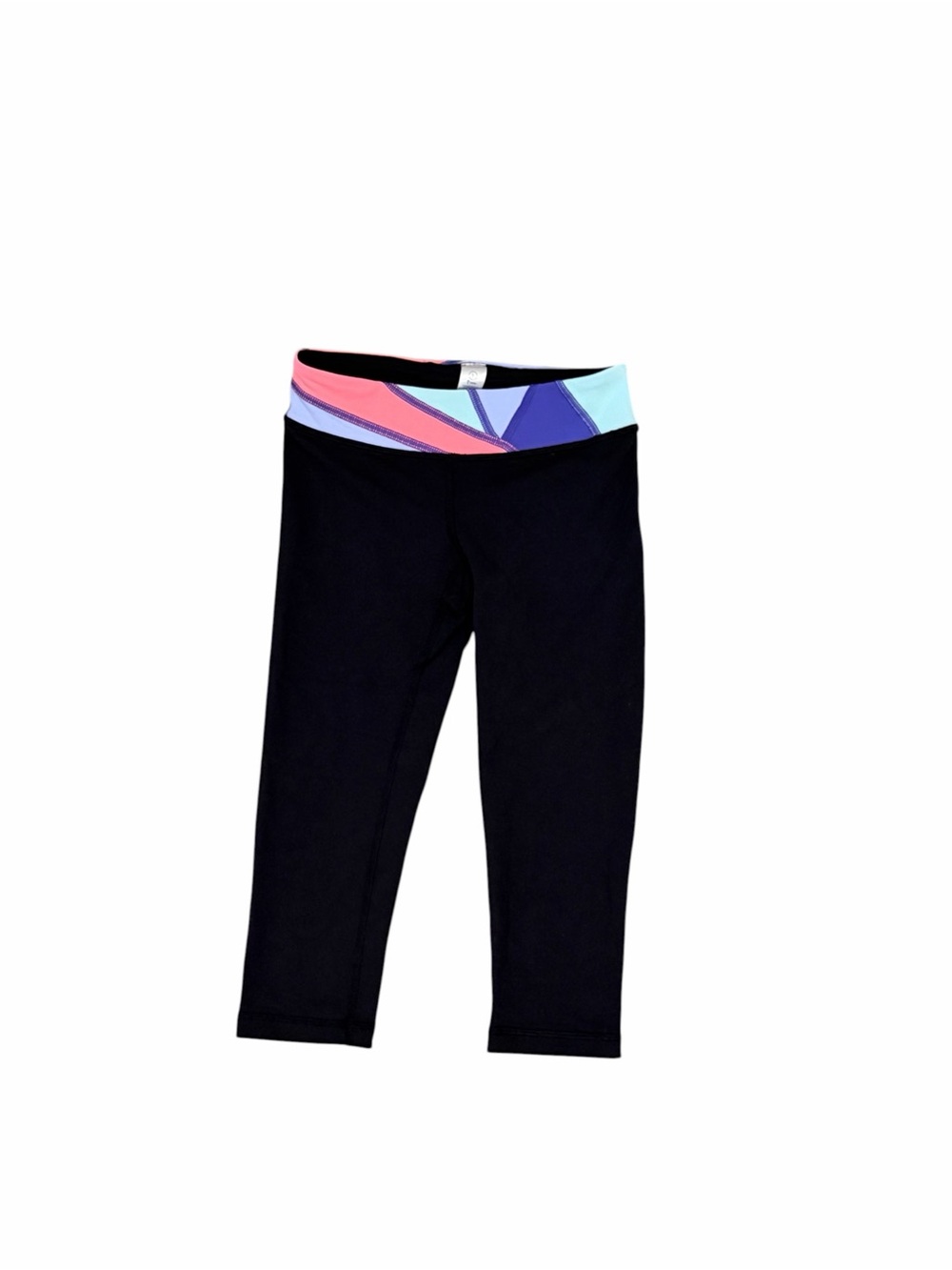 Ivivva cropped Black Capri girls leggings size 8